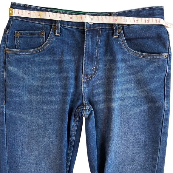 Levis 511 Blue Jeans Womens Denim 16 Regular Adjustable Straight Leg Classic - Picture 5 of 8